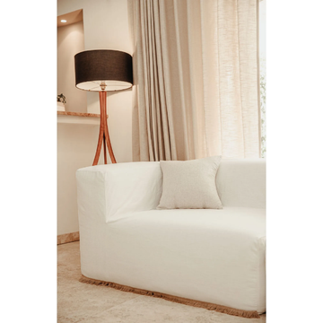 CI-J5P - 4 seater cotton sofa with removable cover by MX HOME - view 3